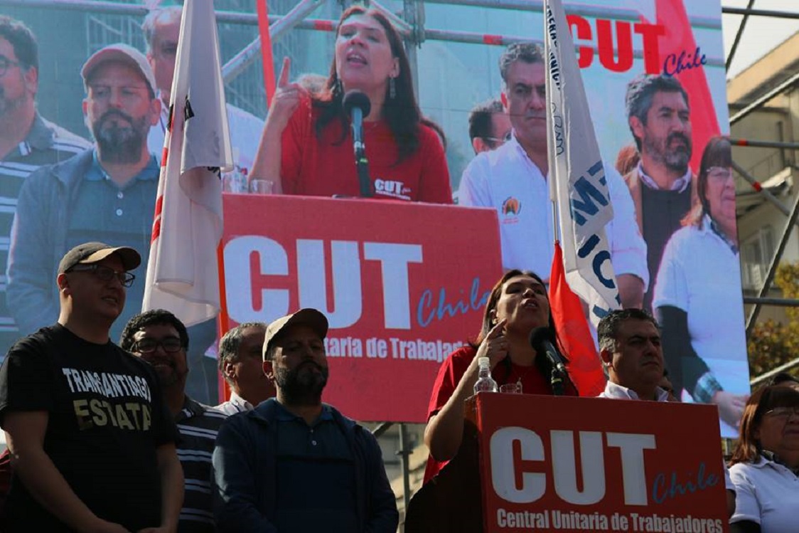  Presidenta de la CUT bárbara Figueroa emplazó a Piñera: “no me diga Presidente que el problema se resuelve con más empleo, porque eso no es verdad”
