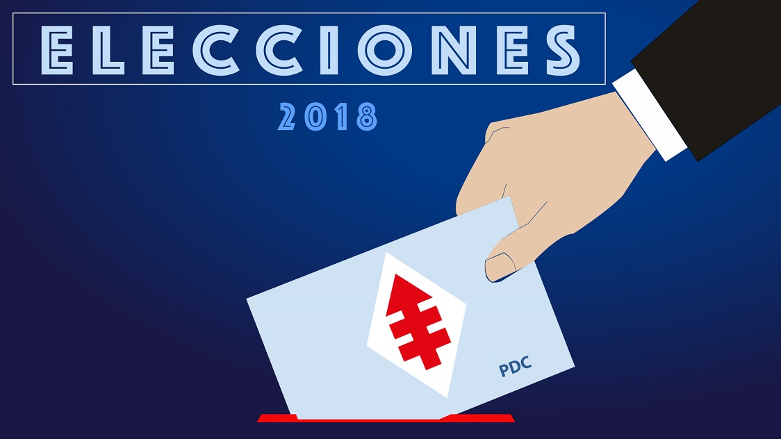 POLÍTICA / Informacion sobre proceso electoral 2018 partido demócrata cristiano (DC)