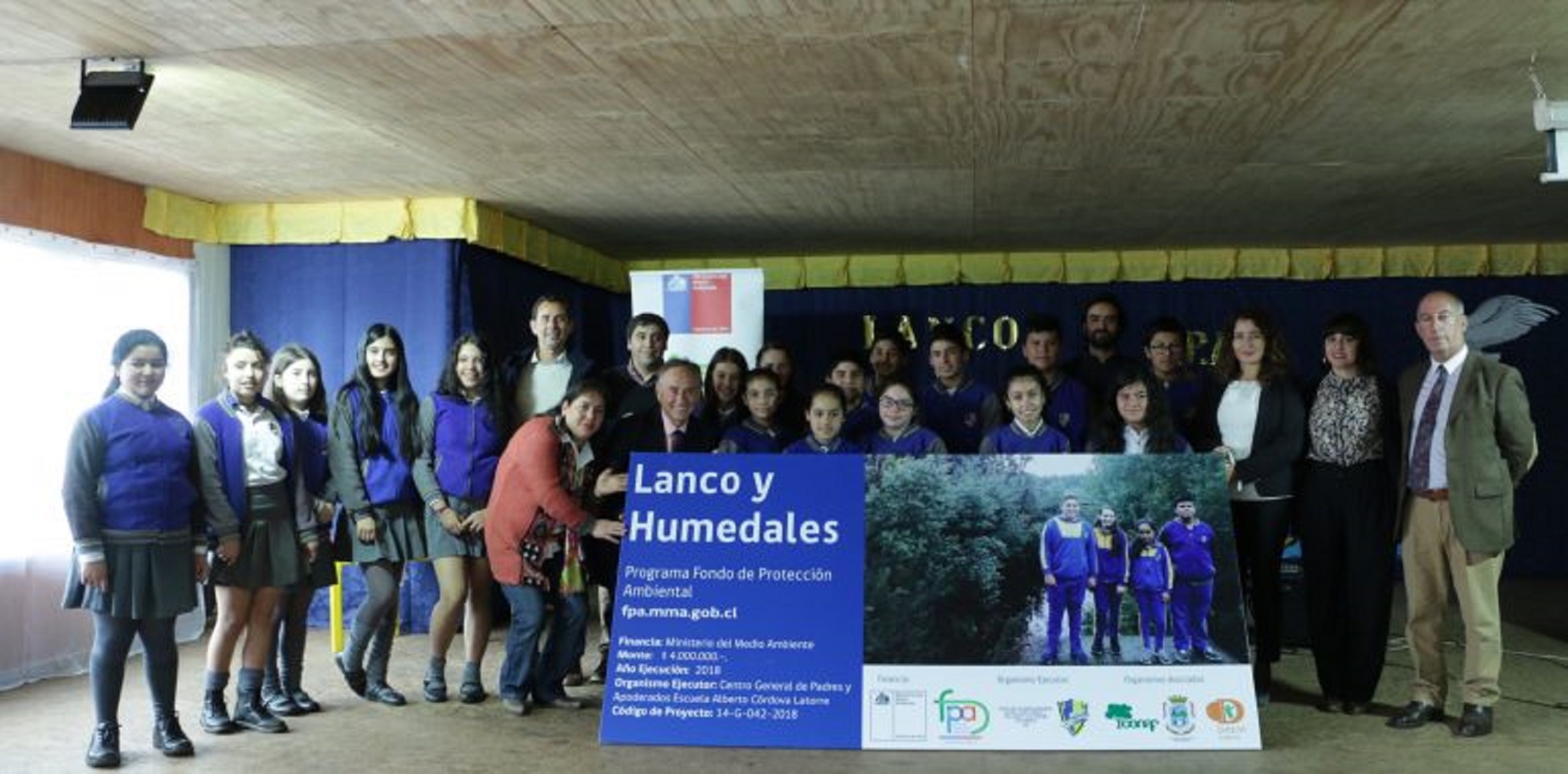  Región de Los Ríos: Escuela de Lanco recuperará humedal Leufucade con financiamiento del Fondo de Protección Ambiental