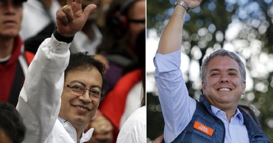  COLOMBIA / IVÁN DUQUE Y GUSTAVO PETRO VAN A SEGUNDA VUELTA PRESIDENCIAL