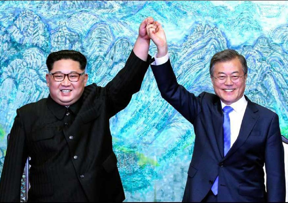 COREAS / EL HISTÓRICO ENCUENTRO ENTRE LOS DOS LÍDERES