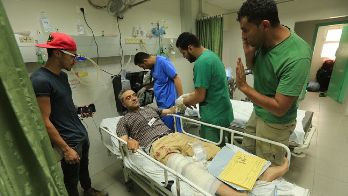  UN FOTÓGRAFO DE “AFP” RESULTA HERIDO POR DISPAROS DE LAS FUERZAS ISRAELÍES EN GAZA