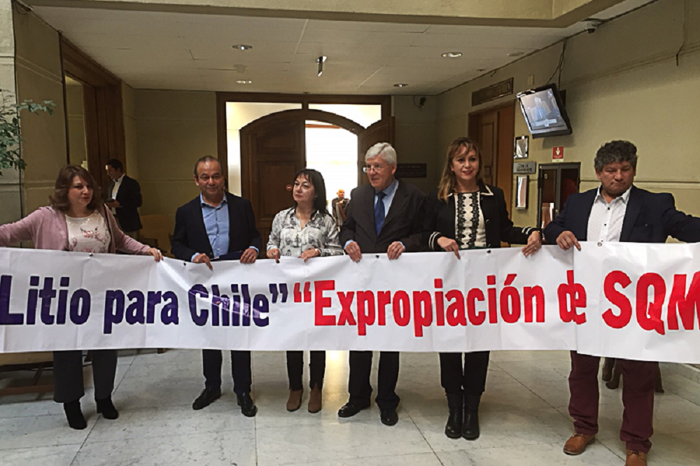 BANCADA DE DIPUTADOS “PPD-PRO” PIDE EXPROPIAR “SQM” Y AVANZAR HACIA LA NACIONALIZACIÓN DEL LITIO
