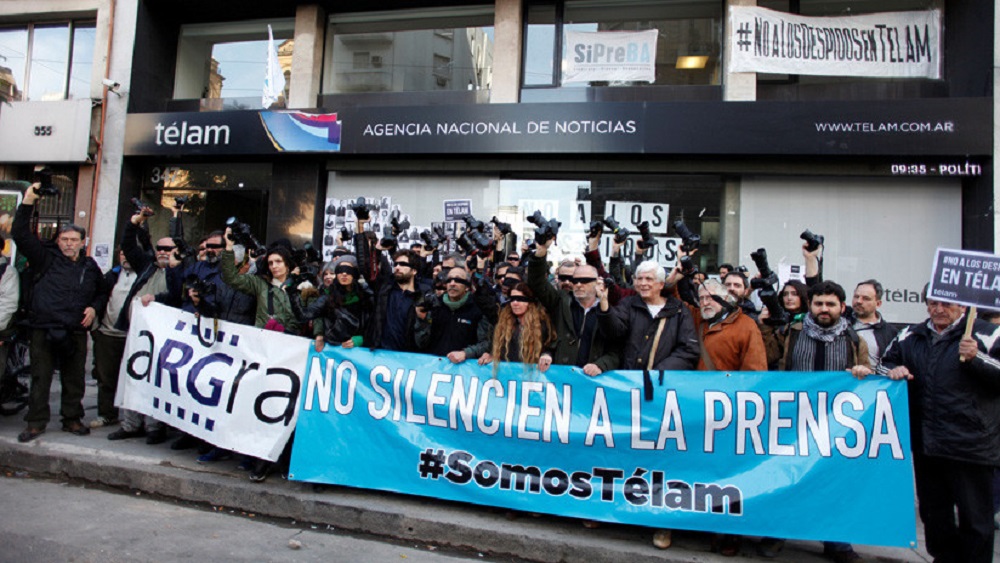 LA JUSTICIA ARGENTINA DECLARA ILEGALES LOS DESPIDOS EN LA AGENCIA DE NOTICIAS TÉLAM