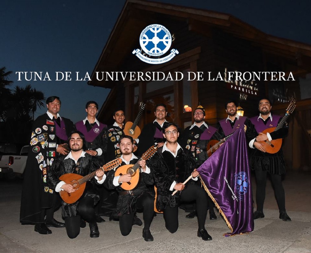CULTURA / INVITACIÓN: TUNA DE LA UNIVERSIDAD DE LA FRONTERA CELEBRA SU ANIVERSARIO EN PABELLÓN «EL AMOR DE CHILE»