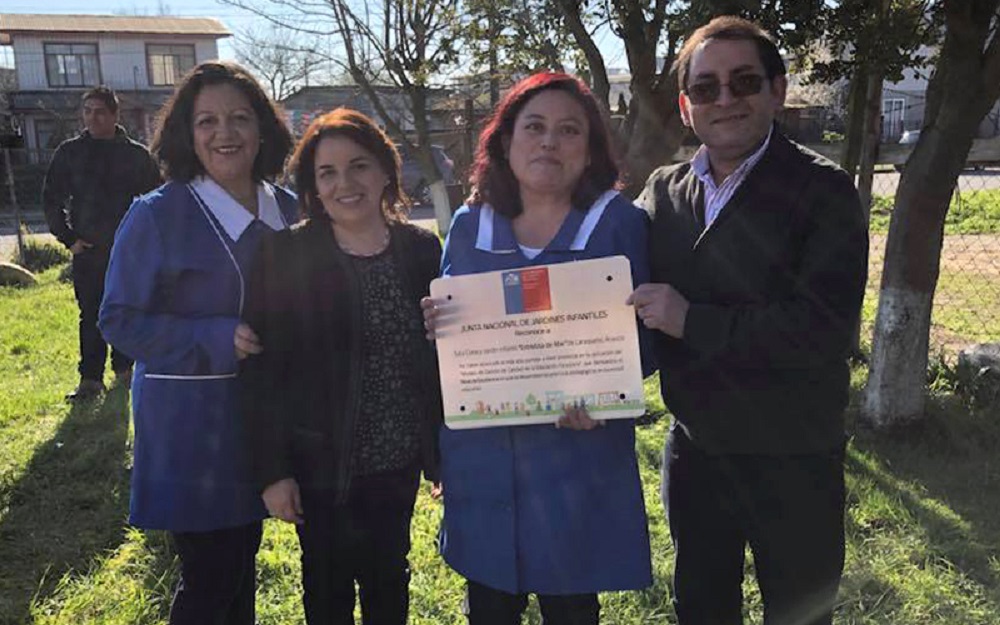 JARDÍN INFANTIL ALTERNATIVO ATENDIDO POR TÉCNICO EN EDUCACIÓN PARVULARIA RECIBEN RECONOCIMIENTO