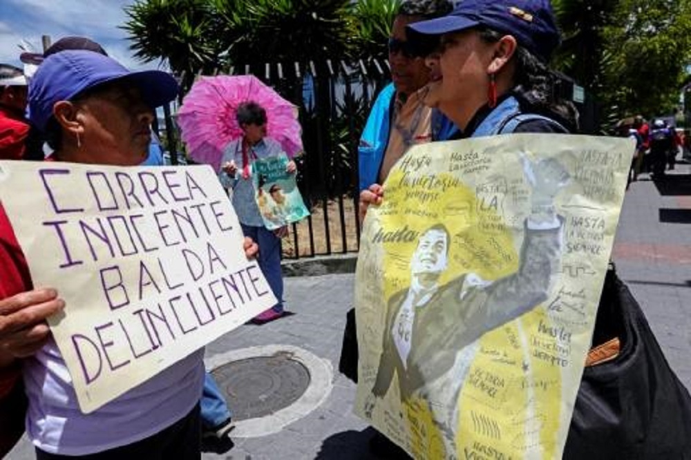 FISCALÍA DE ECUADOR PIDE LLAMAR A JUICIO A CORREA POR SECUESTRO DE OPOSITOR