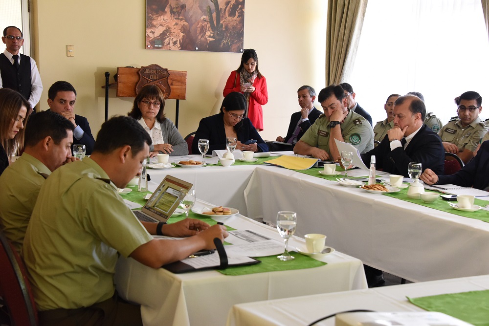 EN NUEVA SESIÓN «STOP» EN LA REGIÓN DE ARICA Y PARINACOTA SE ANALIZÓ EL COMPORTAMIENTO DELICTUAL DEL ÚLTIMO MES