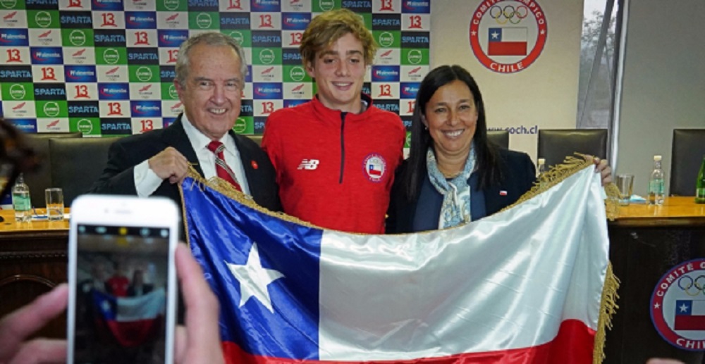 DEPORTE / MARTÍN VIDAURRE SERÁ EL ABANDERADO DE CHILE EN BUENOS AIRES 2018