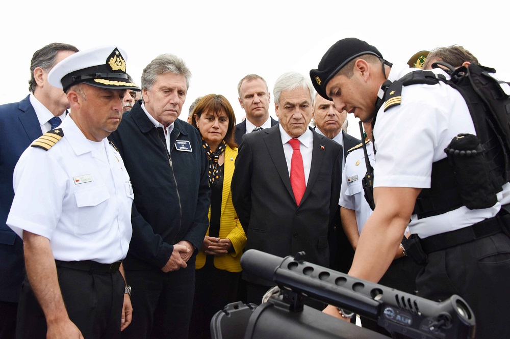 TRAS ASISTIR A EJERCICIO ANTIDROGAS EN ARICA PRESIDENTE PIÑERA ANUNCIÓ PARA EL NORTE FUERZA DE TAREA CON EL «CRIMEN ORGANIZADO»