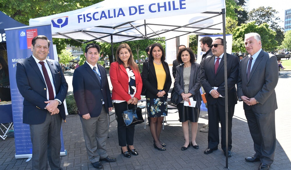 SEREMI DE JUSTICIA Y PODER JUDICIAL DEL BIOBÍO DESARROLLARON PLAZA DE JUSTICIA EN LA CIUDAD DE CONCEPCIÓN