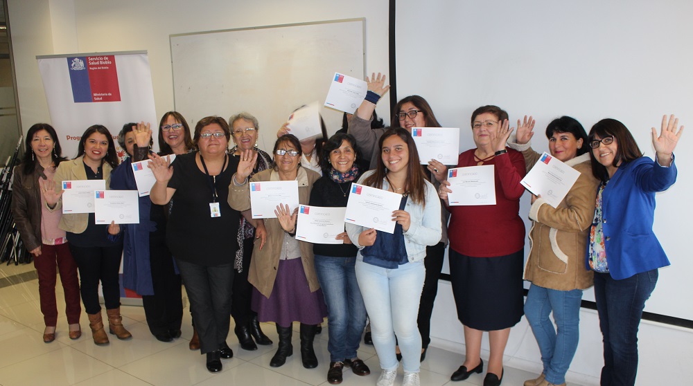 SALUD / SERVICIO DE SALUD BIOBÍO CERTIFICA AGENTES COMUNITARIOS EN SALUD MENTAL