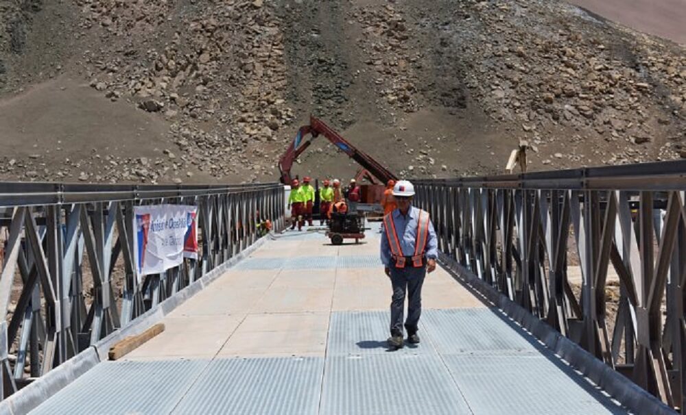  Ministro (s) de Obras Públicas habilita Puente Mecano que conecta las regiones de Arica y Tarapacá