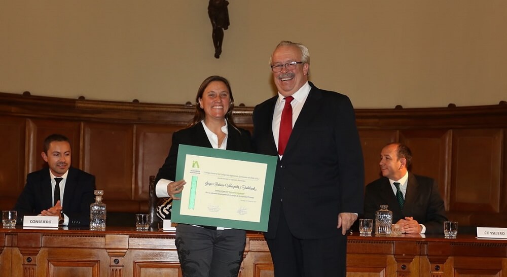 Presidente de Fedefruta es reconocido por el Colegio de Ingenieros Agrónomos