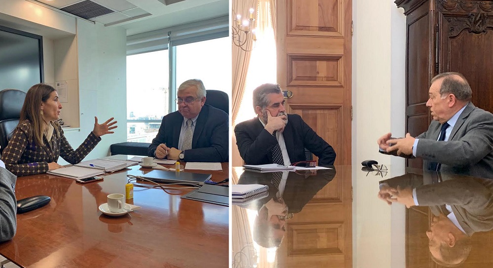  Diputado Berger y Codeproval se reunieron con ministra de Medio Ambiente y subsecretario Ubilla en Santiago