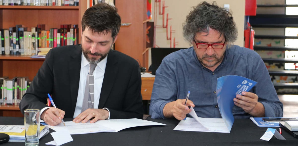  Alcalde de Huechuraba firma convenio con Fundación Paz Ciudadana para crear Observatorio Comunal de Seguridad