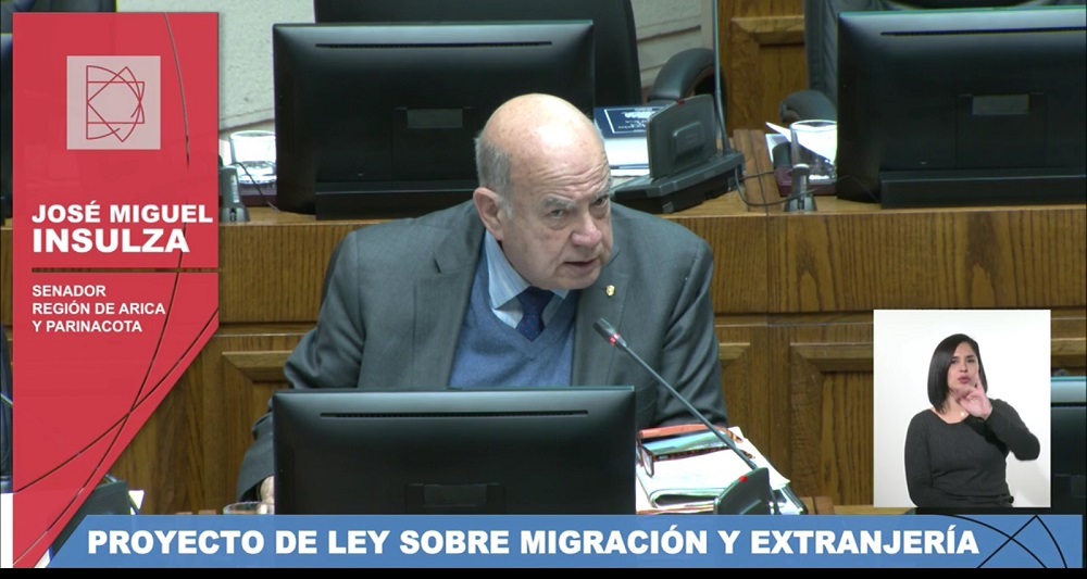 Senador Insulza llama a votar con «criterio de Estado» Ley sobre Migración y Extranjería