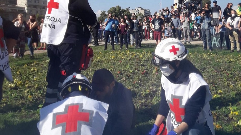  El presidente de la Cruz Roja en Chile «Patricio Acosta» estima en más de 2.500 el número de heridos en las protestas