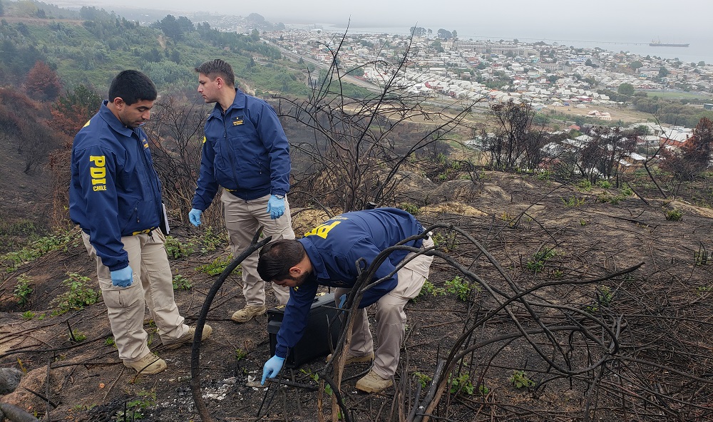 Policía de Investigaciones de Chile (PDI) Concepción entregó recomendaciones para evitar incendios forestales 