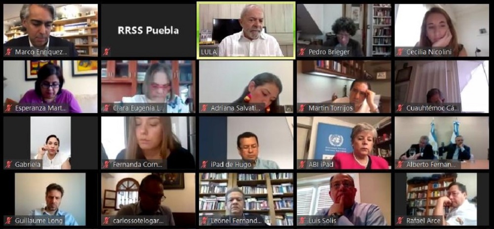  Miembros del PRO participan en encuentro virtual del Grupo de Puebla para debatir medidas y hacer frente a la pandemia