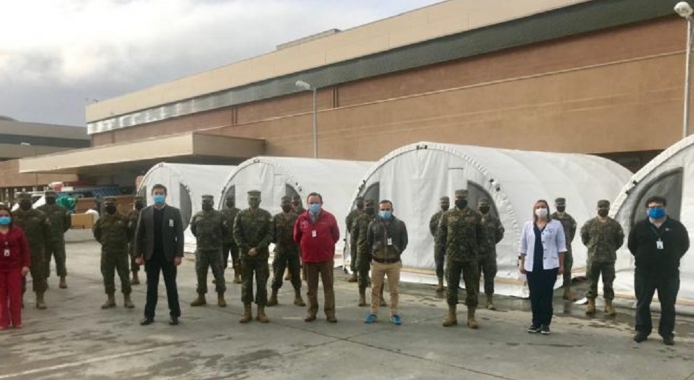 Ejercito realizó instalación de domos para apoyo de camas básicas en Hospital Clínico de Magallanes