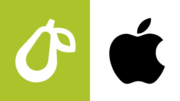  El gigante tecnológico Apple persigue a la empresa de preparación de comidas Prepear por usar una pera como logotipo