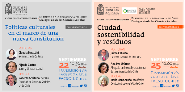  Academia y la sociedad civil dialogan en Ciclo de Conversatorios «El futuro de la democracia en Chile: Diálogos desde las Ciencias Sociales»