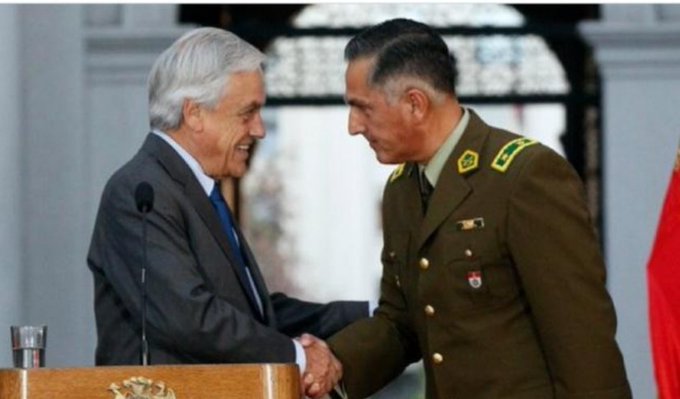  General Director de Carabineros Mario Rozas renuncia y Sebastián Piñera agradece su valiosa gestión
