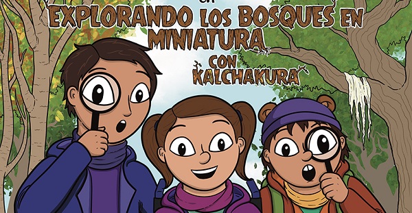 Cómic gratuito para colorear de la U. de Chile invita a conocer los «bosques en miniatura» del sur del país