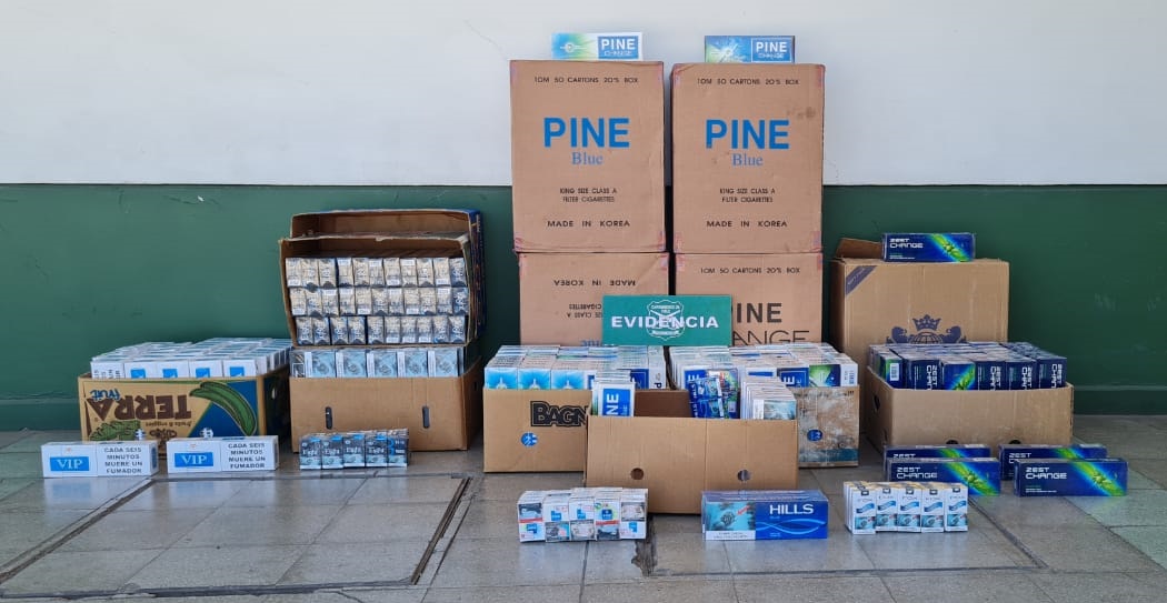 Se incautaron más de 5 mil cajetillas en la nortina comuna de Alto Hospicio