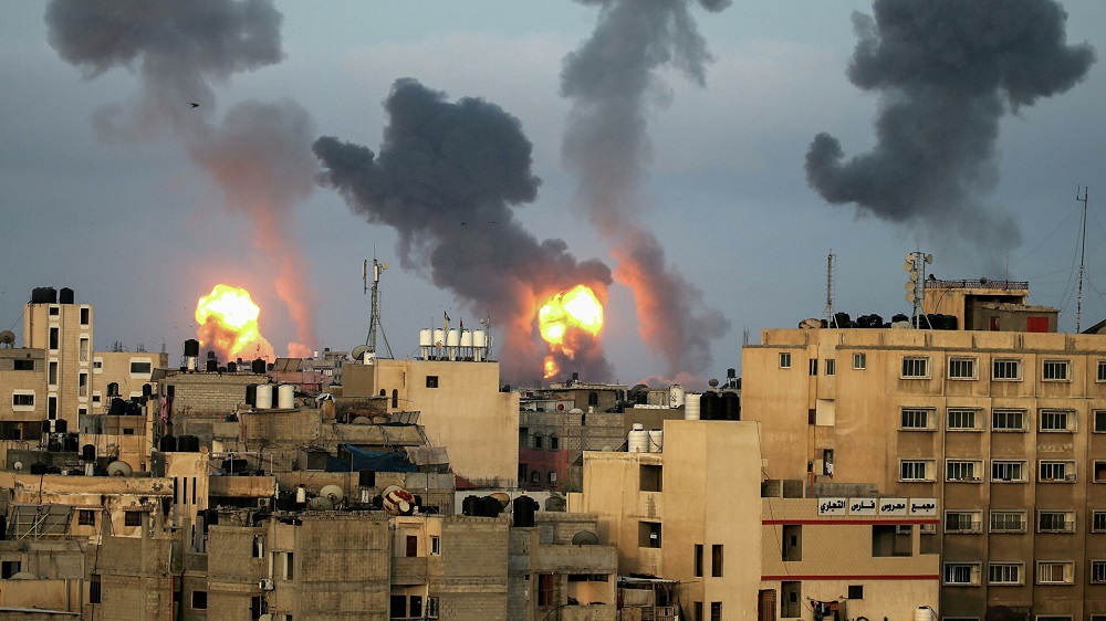  La Fuerza Aérea de Israel bombardea infraestructuras clave de Hamás