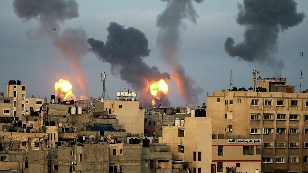 La Fuerza Aérea de Israel bombardea infraestructuras clave de Hamás