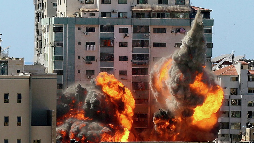 El propietario del edificio de prensa de Gaza derribado por Israel denuncia el ataque ante la CPI