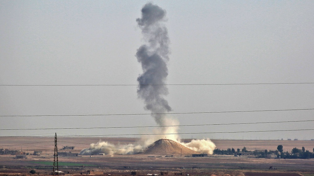  EEUU lanzó bombardeos aéreos en la frontera entre Siria e Irak