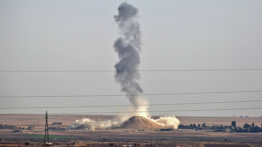 EEUU lanzó bombardeos aéreos en la frontera entre Siria e Irak