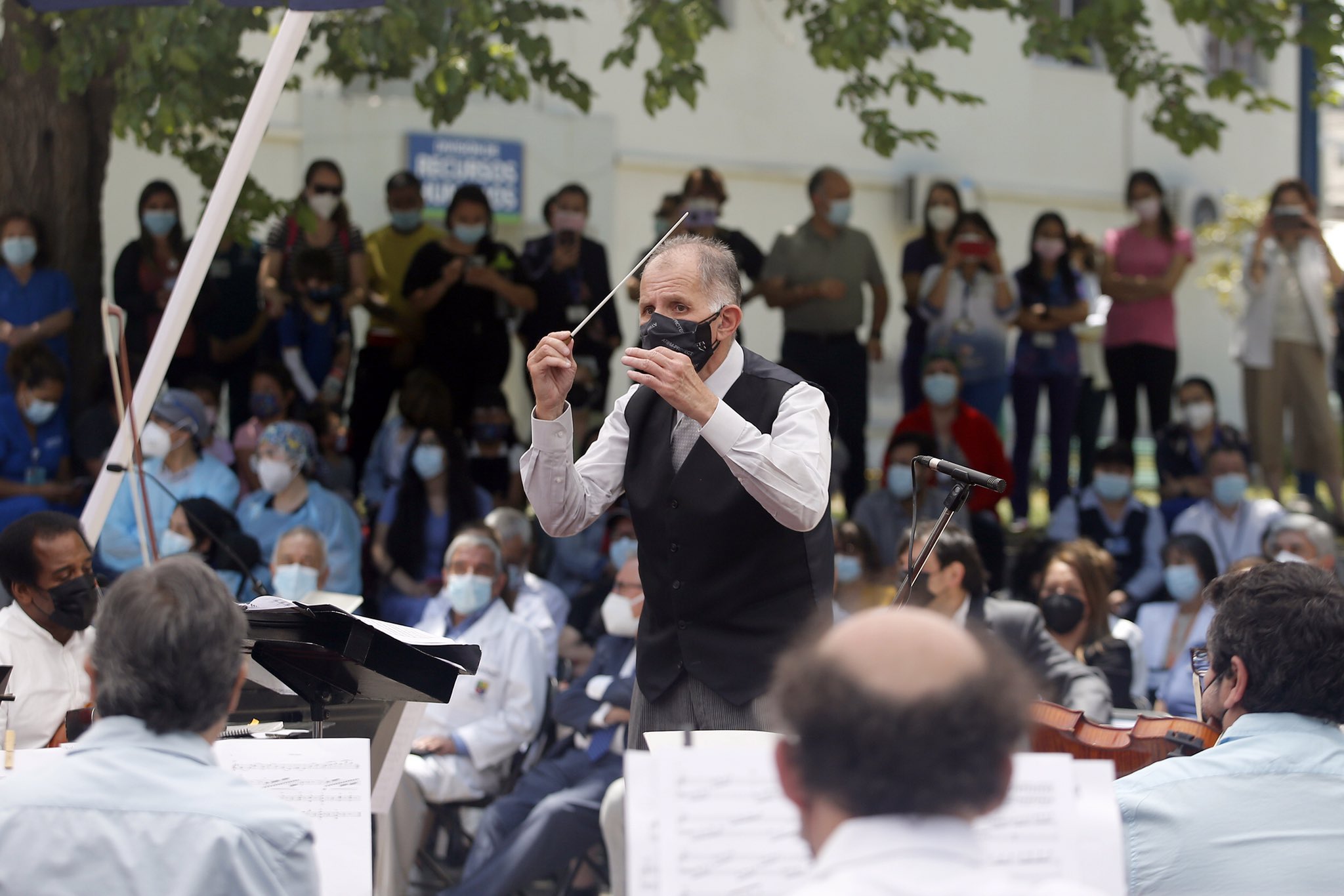  Orquesta Sinfónica Nacional de Chile homenajeó a los y las trabajadoras de la salud del país con concierto