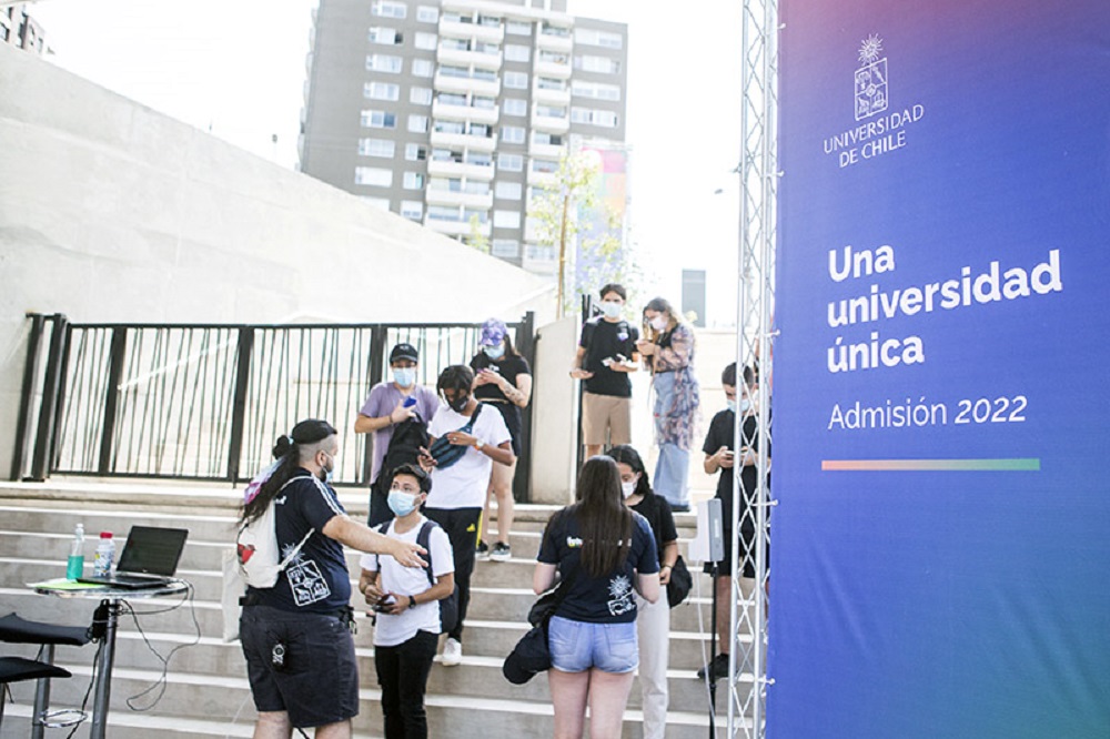 Universidad de Chile convoca a más de 7 mil estudiantes para su generación 2022