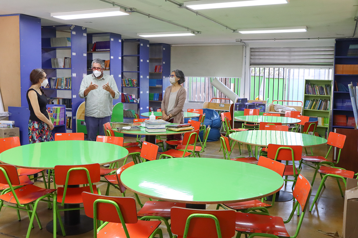 Alcalde de Huechuraba supervisa en terrero protocolos de retorno a clases