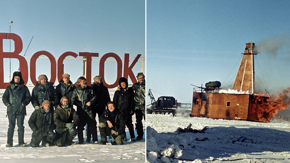  Cómo exploradores soviéticos pasaron 8 meses a -70 °C tras un incendio en una estación en la Antártida