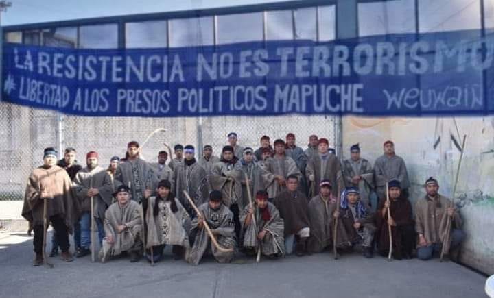Comunicado público prisioneros políticos Mapuche en huelga de hambre de la cárcel de Angol