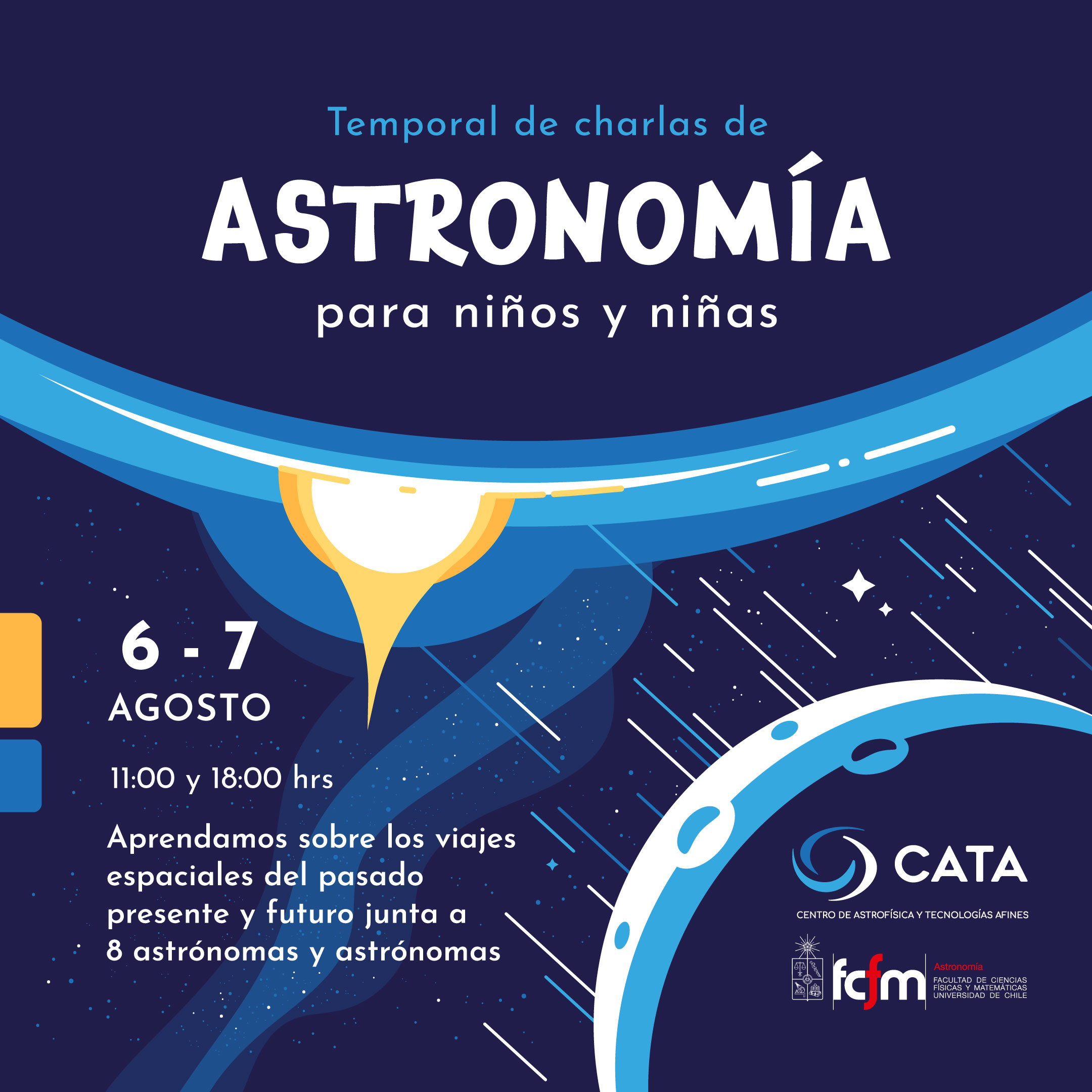  Un Temporal de charlas de astronomía online dictará la U. de Chile este fin de semana
