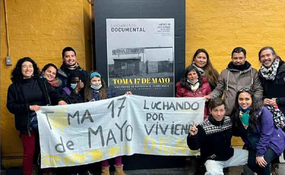 «Toma 17 de Mayo: Testimonios de Resistencia» Estrenan documental sobre la vida de 178 familias que habitan en toma de Cerro Navia