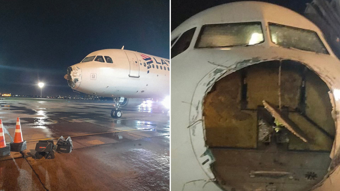  Viaje de terror | Impactantes videos a bordo de un avión «Latam» que atravesó una tormenta en un vuelo de Chile a Paraguay