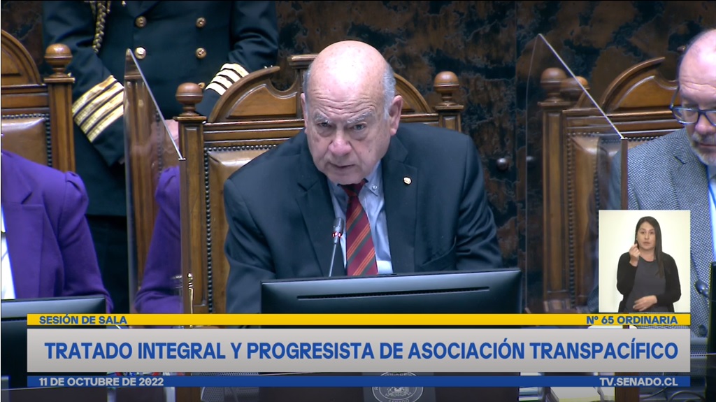  Senador Insulza tras ratificación TPP11: Rechazar este tratado hubiera sido muy perjudicial para Chile