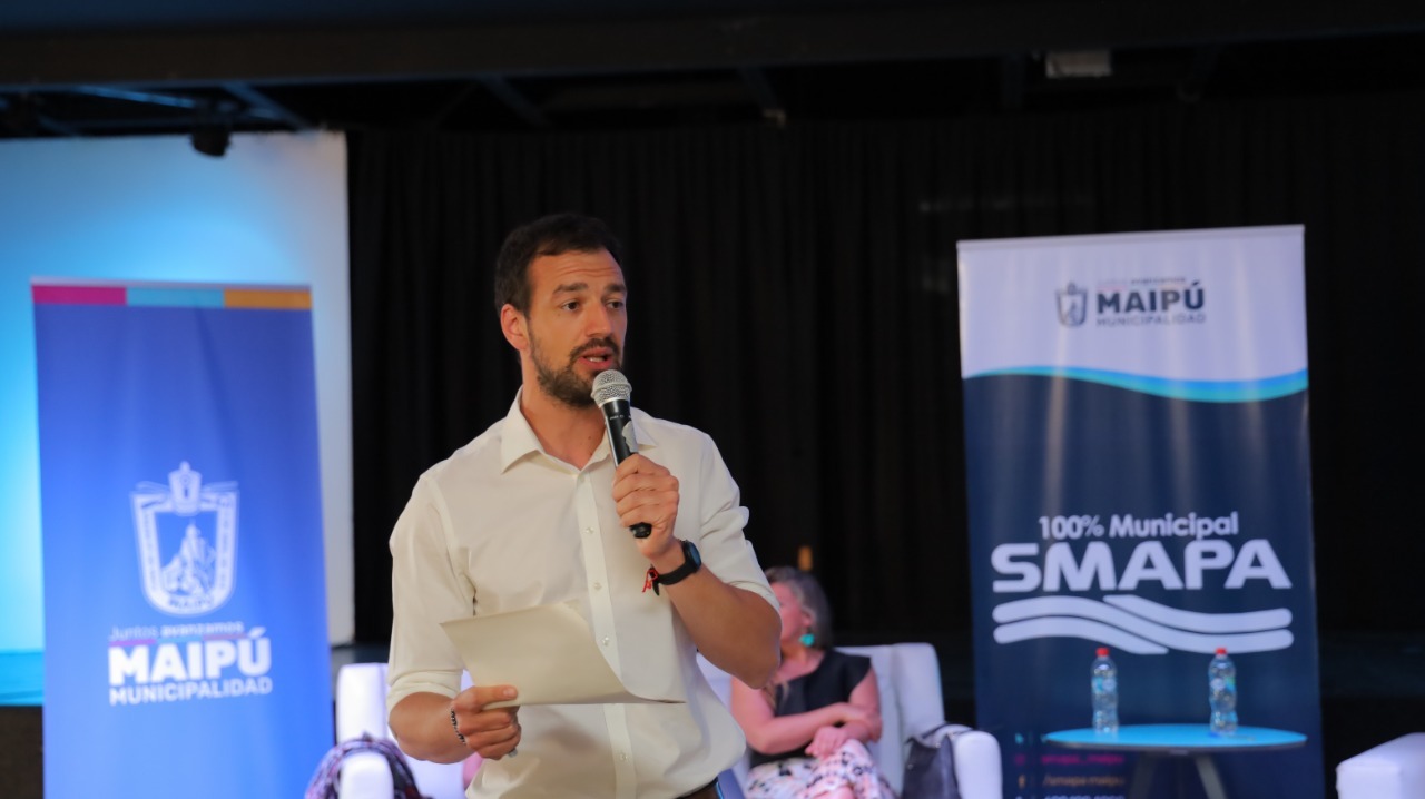  Más eficiencia y autonomía: Alcalde de Maipú, Tomás Vodanovic, propone reforma para transformar a la sanitaria SMAPA en una empresa municipal