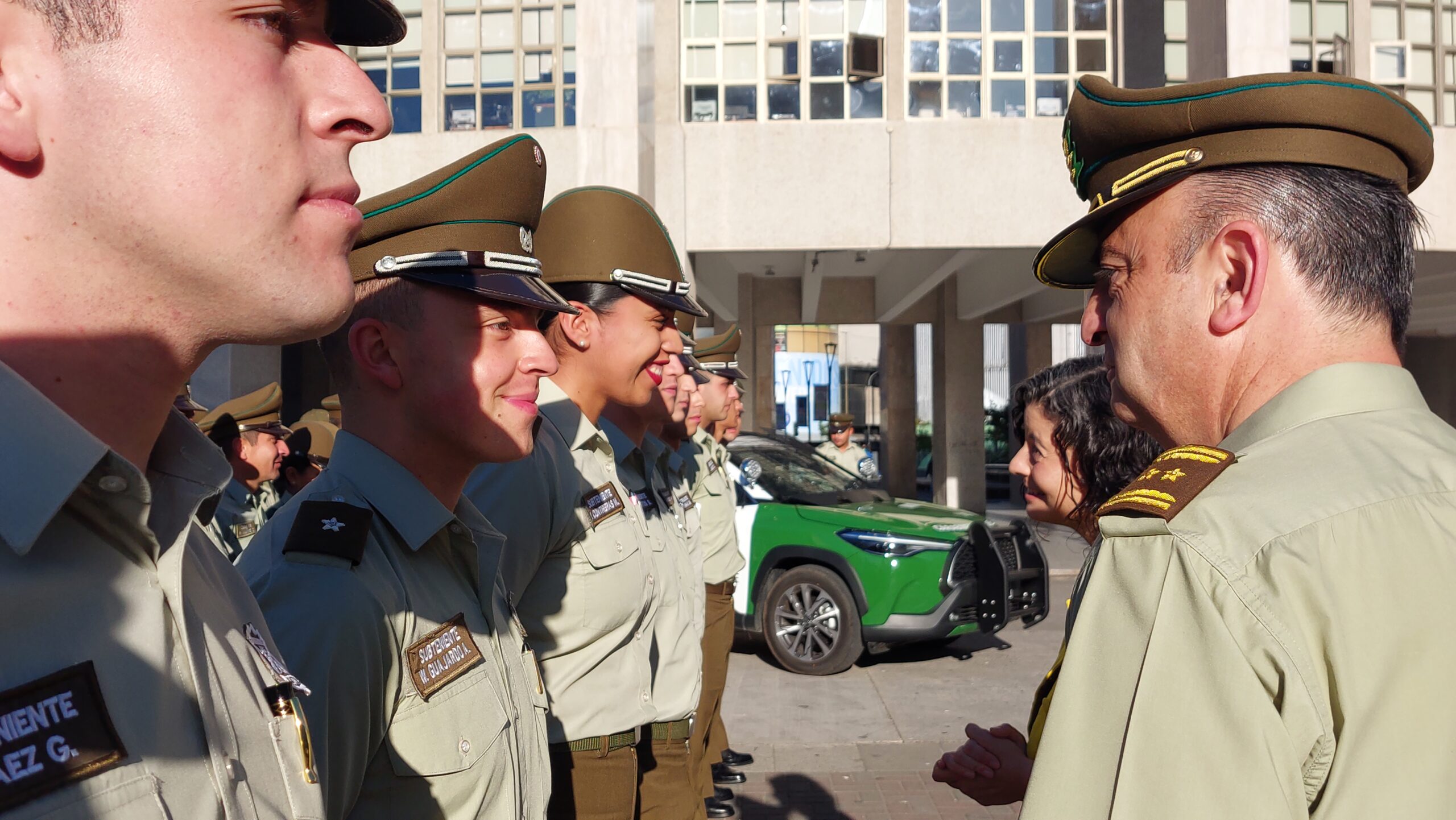 Gran contingente de Carabineros llegó a la Región del Biobío para reforzar el despliegue policial