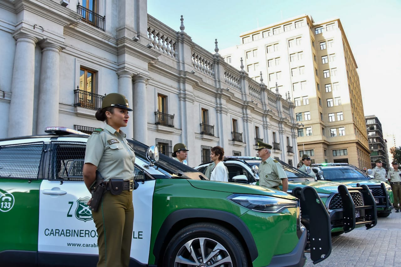  Carabineros de Chile recibe 150 vehículos para seguir trabajando en la prevención de delitos