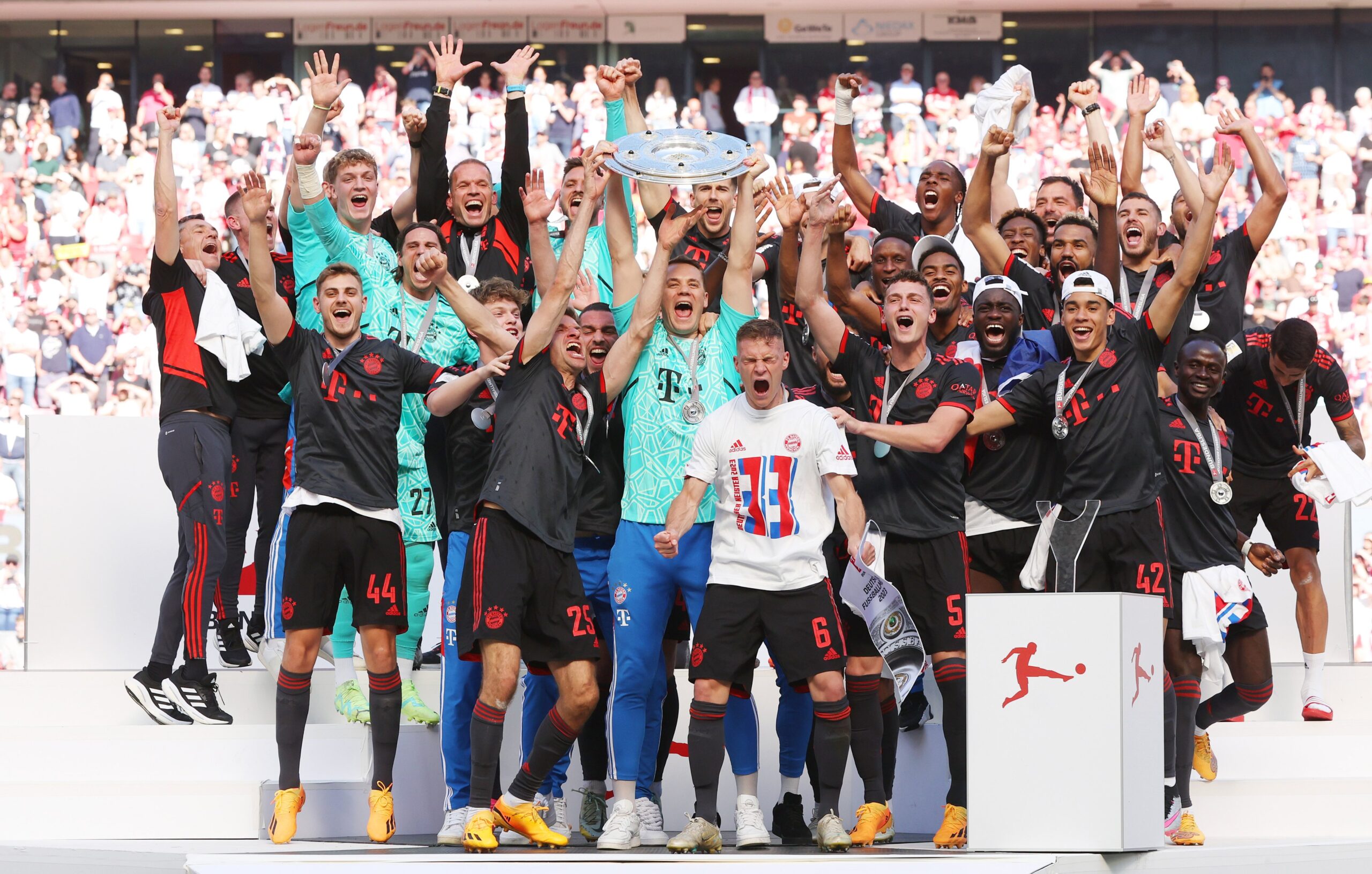 Bayern Múnich se corona campeón de la Bundesliga por undécima vez consecutiva