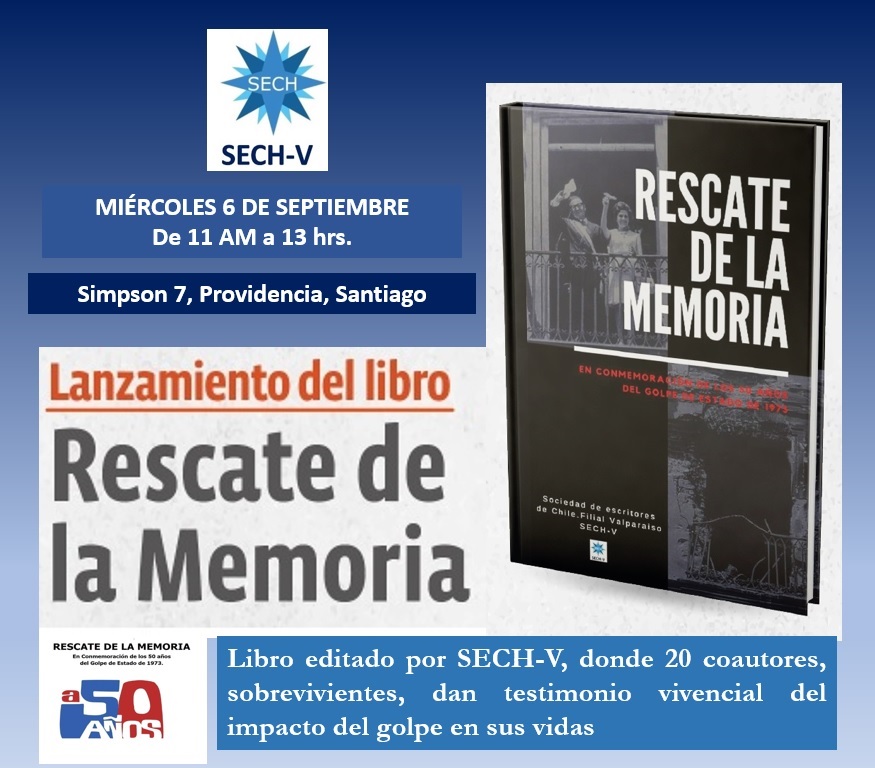 Lanzamiento en Santiago del libro colectivo Rescate de la Memoria